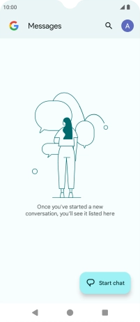 Press the profile icon.