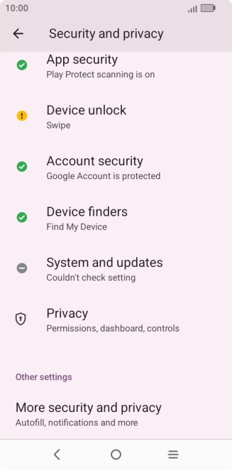 Press More security and privacy. Press More security and privacy.
