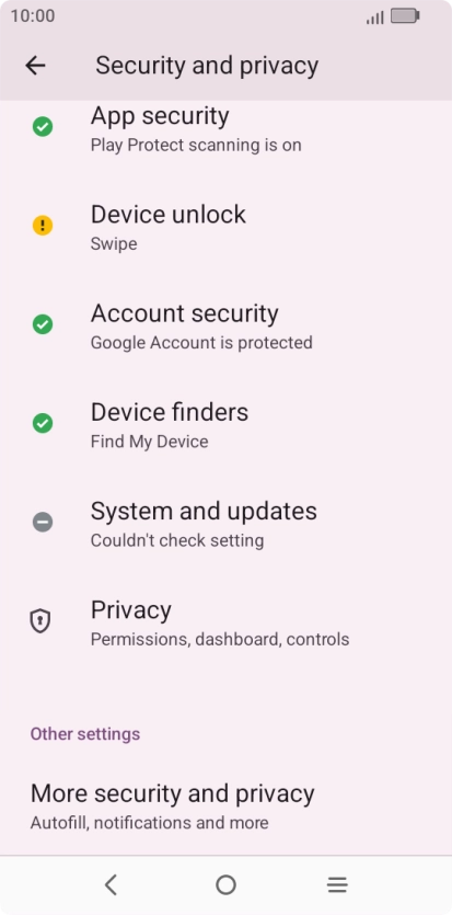 Press More security and privacy. Press More security and privacy.