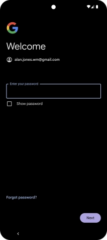 Press the field below 