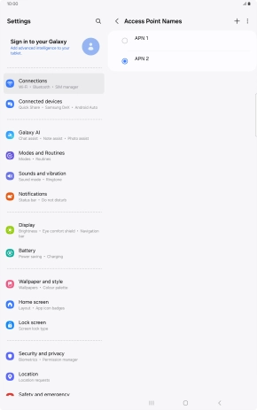 Press the Home key to return to the home screen.