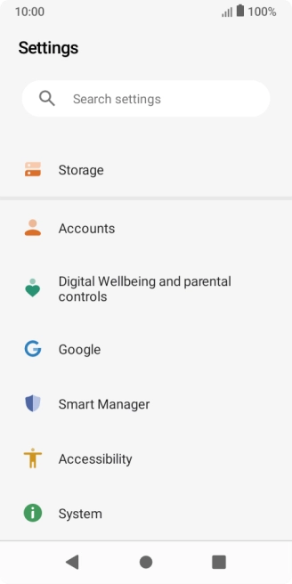 Press Accessibility.