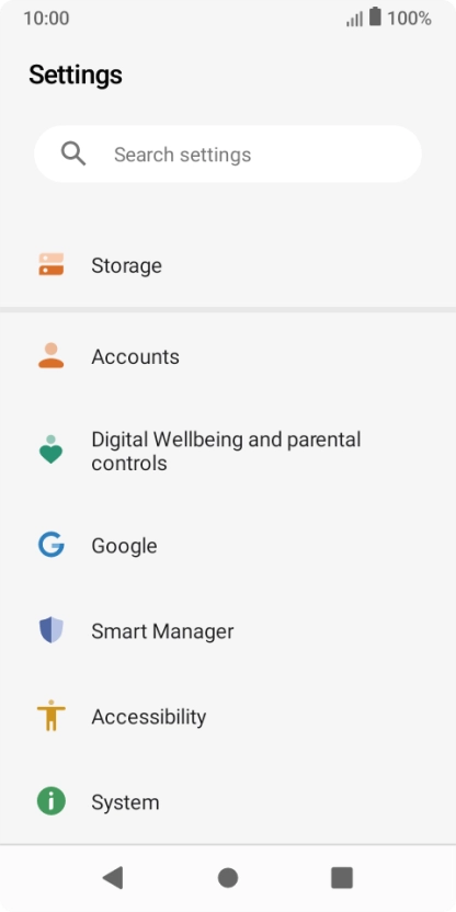 Press Accessibility.
