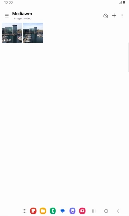 Press and hold the required picture or video.