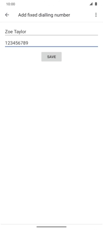 Press SAVE. Press SAVE.