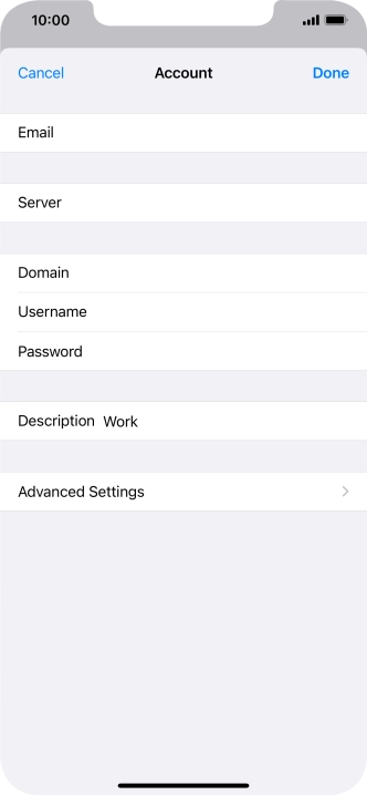 Press Advanced Settings.