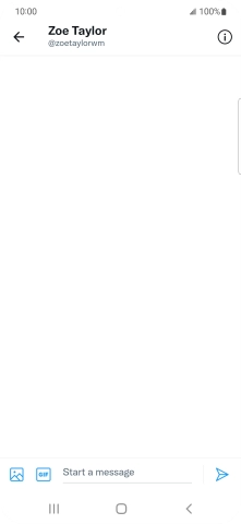 Press the text input field.