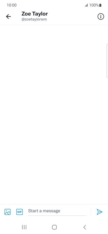 Press the text input field.