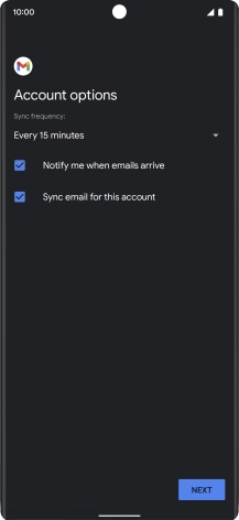 Press the drop down list below 