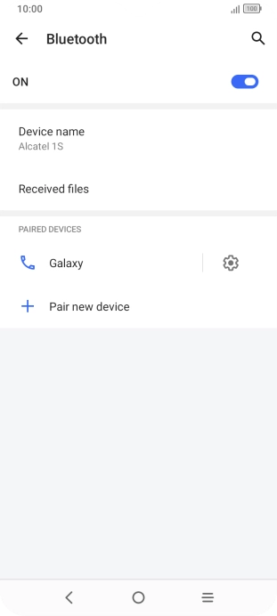 Press the Home key to return to the home screen.