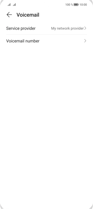 Press Voicemail number.