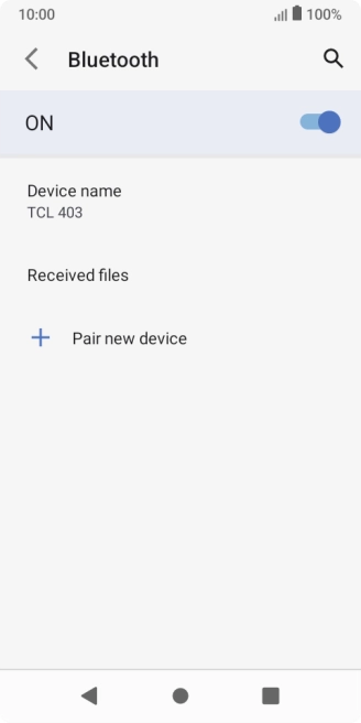 Press Pair new device. Press Pair new device.
