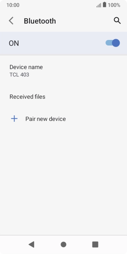 Press Pair new device. Press Pair new device.