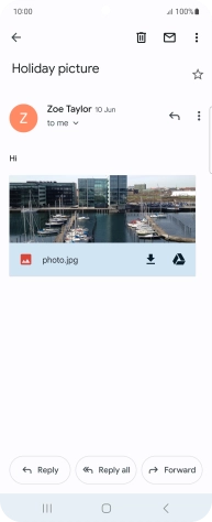 If an application is open on your phone, such as a Mail, you can also use the functions available here, e.g.: Reply to this email. If an application is open on your phone, such as a Mail, you can also use the functions available here, e.g.: Reply to this email.