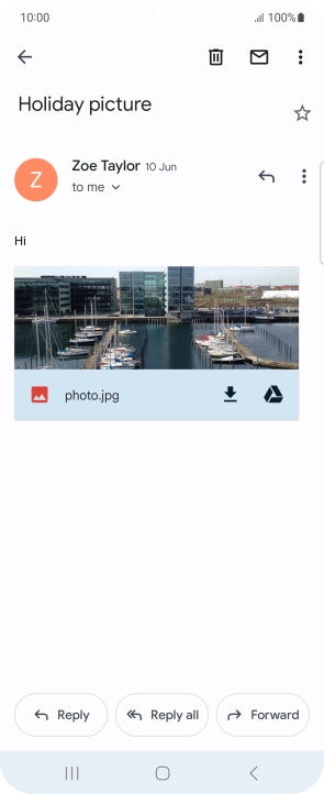 If an application is open on your phone, such as a Mail, you can also use the functions available here, e.g.: Reply to this email. If an application is open on your phone, such as a Mail, you can also use the functions available here, e.g.: Reply to this email.