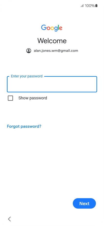 Press the field below Press the field below