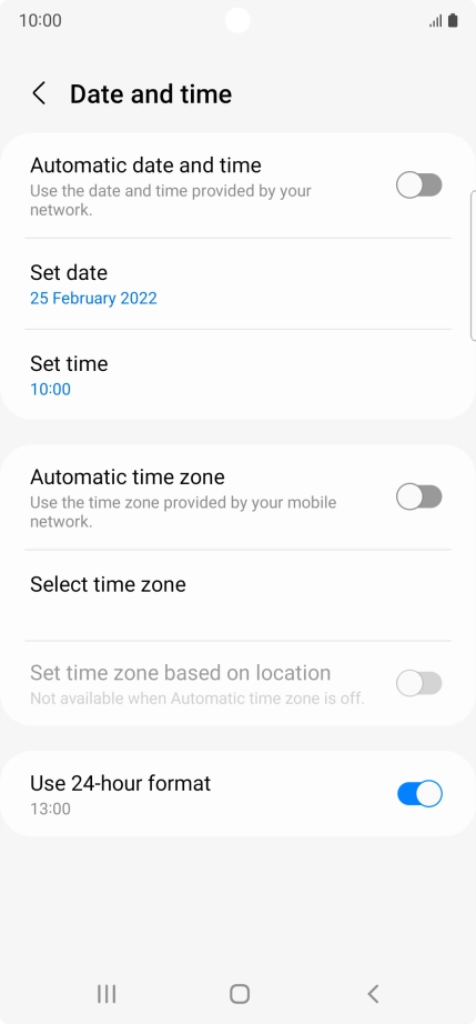 Press the indicator next to Press the indicator next to