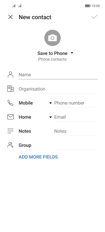 Press the drop down list next to 