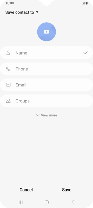 Press the address book drop down list.