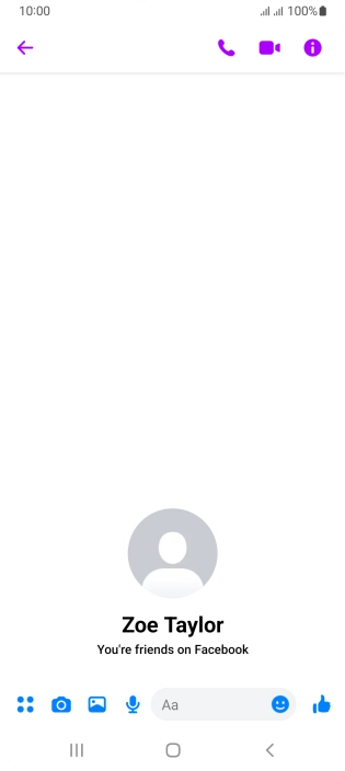 Press the text input field. Press the text input field.