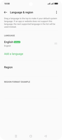 Press Add a language.