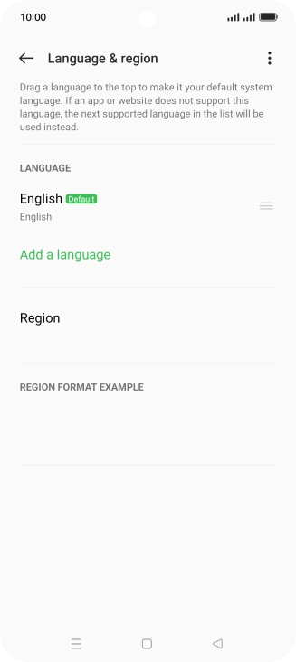 Press Add a language.