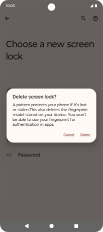 Press Delete. Press Delete.
