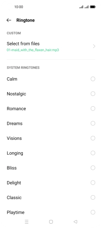 Press the Home key to return to the home screen. Press the Home key to return to the home screen.