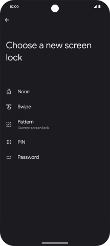 Press None. Press None.