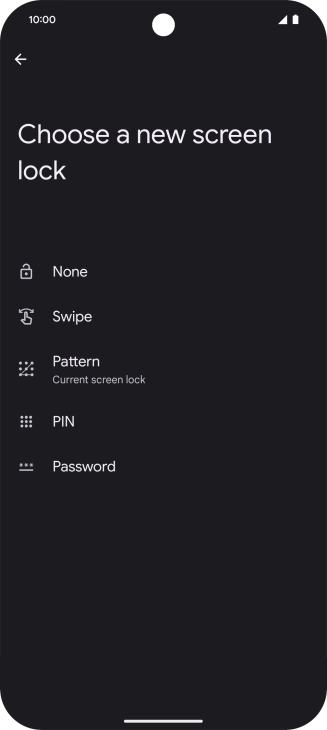 Press None. Press None.