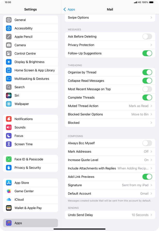 Press Default Account. Press Default Account.