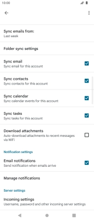 Press the field next to 