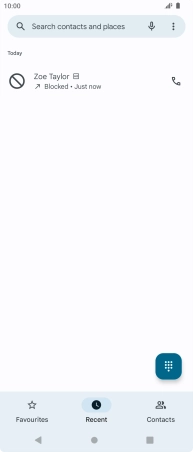 Press the Home key to return to the home screen.