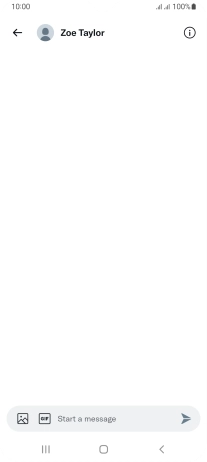 Press the text input field.