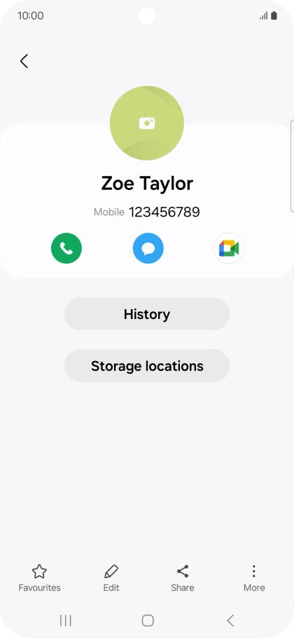 Press the Home key to return to the home screen.