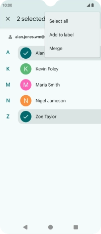 Press Merge. Press Merge.