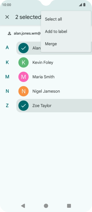 Press Merge. Press Merge.