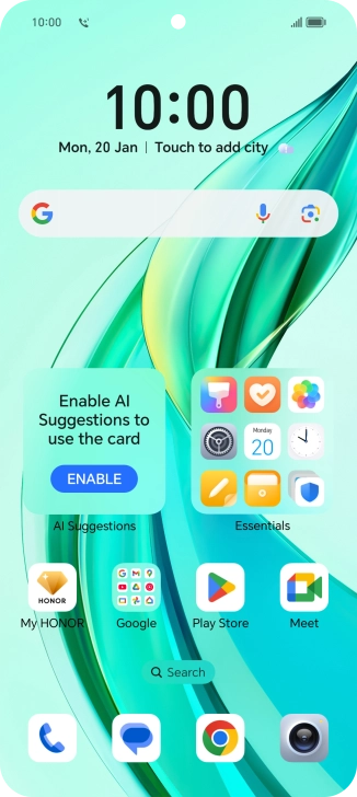 The divert icon shows that all incoming calls are diverted.