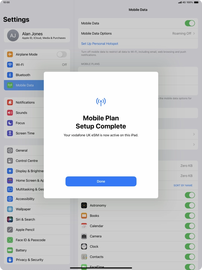 Press Done. Press Done.
