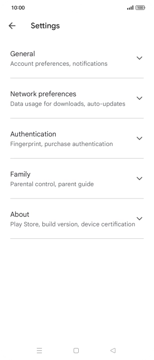 Press Network preferences. Press Network preferences.