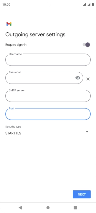 Press the drop down list below 