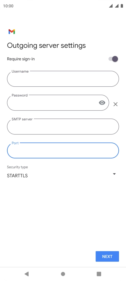 Press the drop down list below 