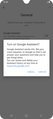 If you turn on the function, press TURN ON. If you turn on the function, press TURN ON.