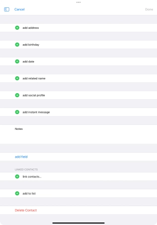 Press link contacts....