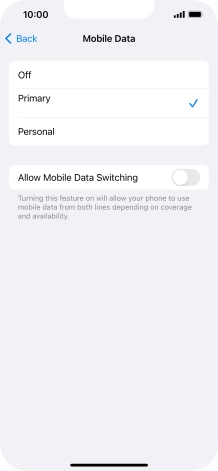 Press the required price plan.