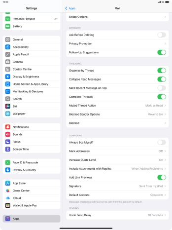 Press Default Account.