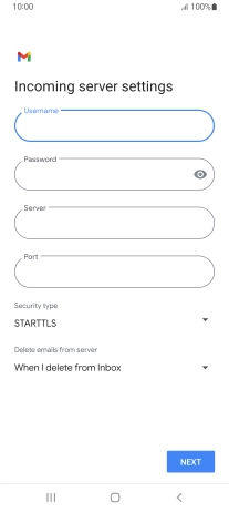 Press the field below 