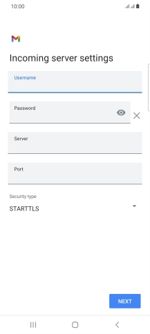 Press the field below 