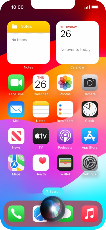 Say, in your own words, what you would like your phone to do, e.g.: CAMERA, CALL [contact], SEARCH THE WEB FOR [information].