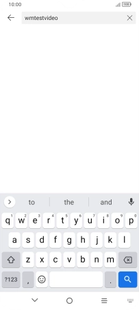 Key in the required search word and press the search icon.